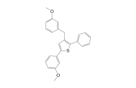 3-(3-Methoxybenzyl)-5-(3-methoxyphenyl)-2-phenylthiophene