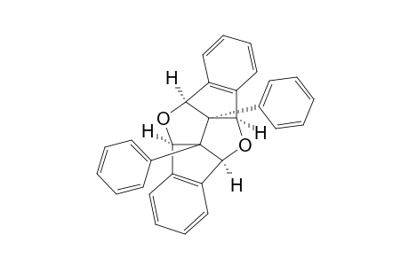 10c,10d-Diphenyl-4b.alpha.,5a.alpha.,9b.alpha.,10a.alpha.,10d.alpha.-hexahydro5,10-dioxadiindeno[1,3-c,d:1',3'-g,h]pentalene