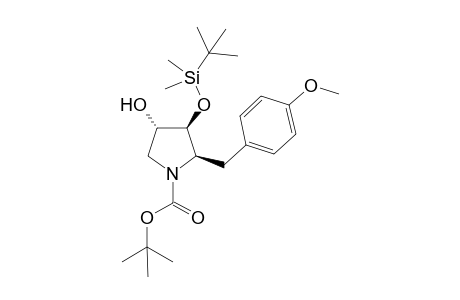 (2R,3S,4S)-3-[tert-butyl(dimethyl)silyl]oxy-4-hydroxy-2-p-anisyl-pyrrolidine-1-carboxylic acid tert-butyl ester