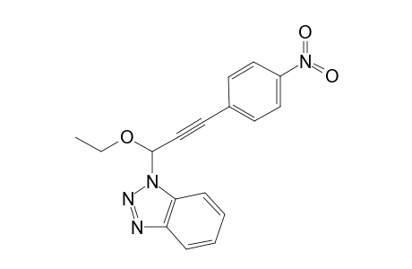 1-[1-ethoxy-3-(4-nitrophenyl)prop-2-ynyl]benzotriazole