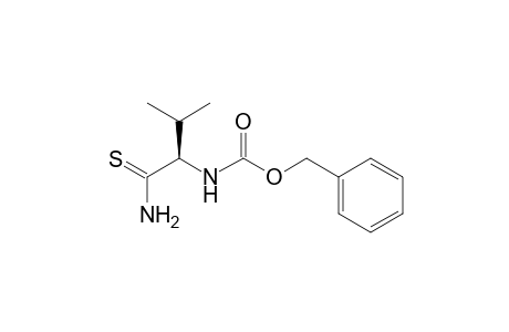 (phenylmethyl) N-[(2R)-1-azanyl-3-methyl-1-sulfanylidene-butan-2-yl]carbamate