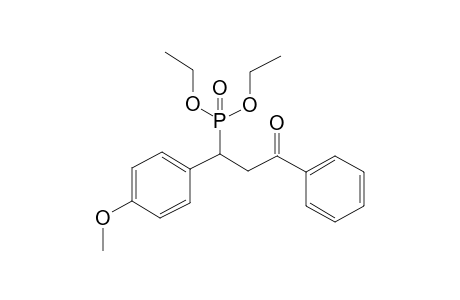 Diethyl (1-(4-methoxyphenyl)-3-oxo-3-phenylpropyl)phosphonate