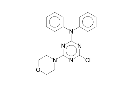 4-Chloro-6-(4-morpholinyl)-N,N-diphenyl-1,3,5-triazin-2-amine