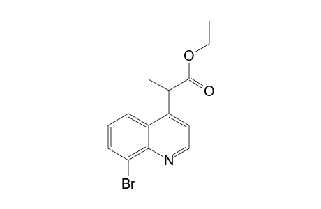 ETHYL-2-(8-BROMO-QUINOLIN-4-YL)-PROPANOATE
