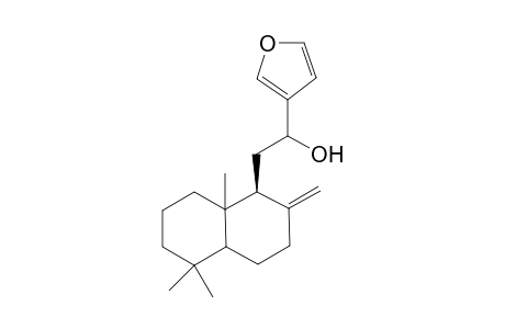 (1S / 1R)-2-Methylene-5,5,9-trimethyl-1-[2'-(3''-furyl)-2''-hydroxyethyl]-(perhydro)-naphthalene