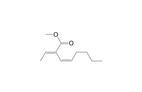 3-Octenoic acid, 2-ethylidene-, methyl ester, (E,Z)-