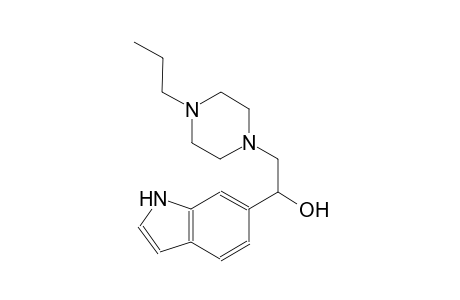 1H-indole-6-methanol, alpha-[(4-propyl-1-piperazinyl)methyl]-