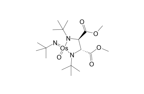 trans-1,3-Bis(tert-butyl)-2-oxo-2-tert-butylimido-4,5-bis(methoxycarbonyl)-2-osama(VI)imidazolidine