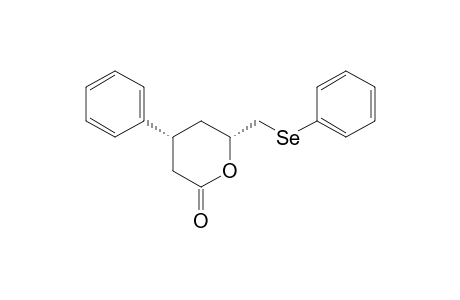(4R,6R)-4-Phenyl-6-[(phenylseleno)methyl]-tetrahydro-2H-pyran-2-one