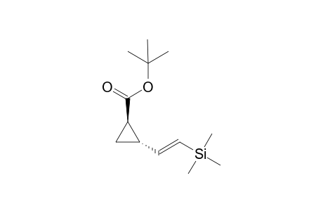 (1R,2R)-2-((E)-2-Trimethylsilanyl-vinyl)-cyclopropanecarboxylic acid tert-butyl ester