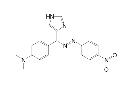 p-nitro[((p-(N,N-dimethylamino)phenyl)-4-imidazolylmethyl)azo]benzene