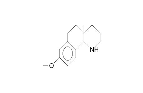 cis-1,2,3,4,4a,5,6,10b-Octahydro-8-methoxy-4a-methyl-benzo(H)quinoline