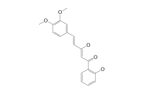 3-HYDROXY-1-(2-HYDROXYPHENYL)-5-(3,4-DIMETHOXYPHENYL)-2,4-PENTADIEN-1-ONE