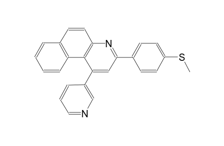 3-(4-Methylsulfanylphenyl)-1-(3-pyridyl)benzo[f]quinoline