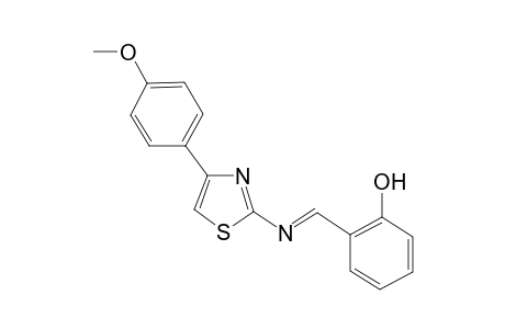 Phenol, 2-[4-(4-methoxyphenylthiazol-2-yl)iminomethyl]-