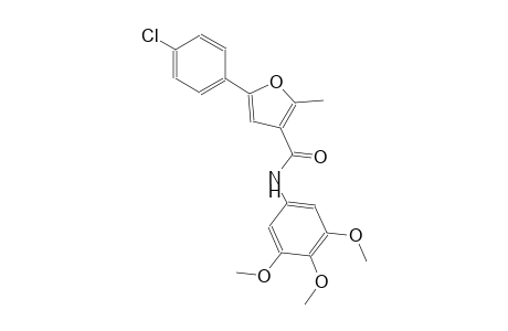 3-furancarboxamide, 5-(4-chlorophenyl)-2-methyl-N-(3,4,5-trimethoxyphenyl)-