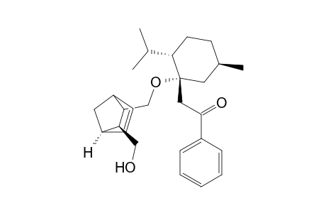 Ethanone, 2-[1-[[3-(hydroxymethyl)bicyclo[2.2.1]hept-5-en-2-yl]methoxy]-5-methyl-2-(1-methylethyl)cyclohexyl]-1-phenyl-, [1R-[1.alpha.,2.beta.(1R*,2S*,5R*),3.beta.,4.alpha.]]-