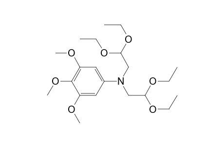 Benzenamine, N,N-bis(2,2-diethoxyethyl)-3,4,5-trimethoxy-