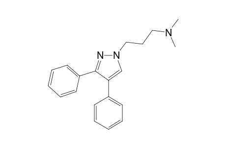 3-[3,4-di(phenyl)pyrazol-1-yl]propyl-dimethyl-amine