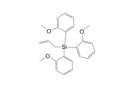Silane, tris(2-methoxyphenyl)-2-propenyl-