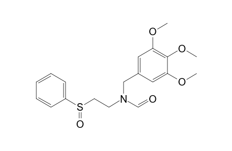 N-[2-(benzenesulfinyl)ethyl]-N-(3,4,5-trimethoxybenzyl)formamide