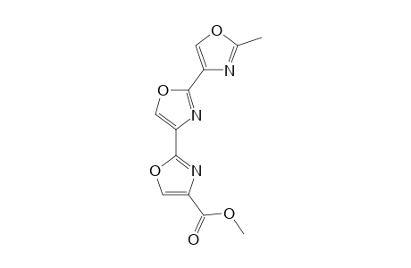 2"-Methyl-2,4:2'-4"-ter(1,3-oxazolyl)-4-carbonylic acid methyl ester