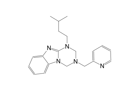 [1,3,5]triazino[1,2-a]benzimidazole, 1,2,3,4-tetrahydro-1-(3-methylbutyl)-3-(2-pyridinylmethyl)-