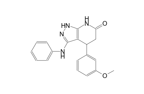 6H-pyrazolo[3,4-b]pyridin-6-one, 1,4,5,7-tetrahydro-4-(3-methoxyphenyl)-3-(phenylamino)-