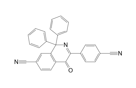 7-Isoquinolinecarbonitrile, 3-(4-cyanophenyl)-1,4-dihydro-4-oxo-1,1-diphenyl-
