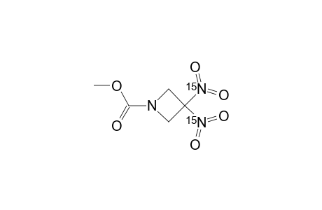 1-METHOXYCARBONYL-3,3-DINITRO-(15)N(2)-AZETIDINE