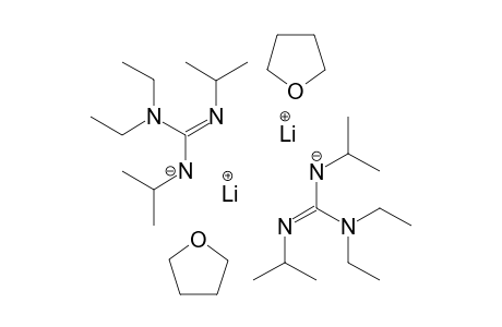 Dilithium(I) bis([(Z)-N,N-diethyl-N'-isopropyl-carbamimidoyl]isopropyl-azanide) ditetrahydrofuran