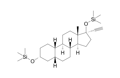 [(3R,5R,8R,9R,10S,13S,14S,17R)-17-ethynyl-13-methyl-3-trimethylsilyloxy-2,3,4,5,6,7,8,9,10,11,12,14,15,16-tetradecahydro-1H-cyclopenta[a]phenanthren-17-yl]oxy-trimethyl-silane