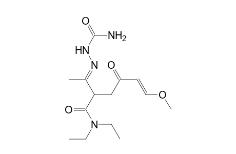 2-{(5E)-2-[(Diethylamino)carbonyl]-6-methoxy-1-methyl-4-oxo-5-hexenylidene}-1-hydrazinecarboxamide