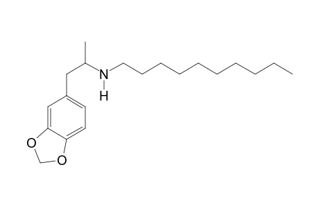 N-Decyl-1-(3,4-methylenedioxyphenyl)propan-2-amine