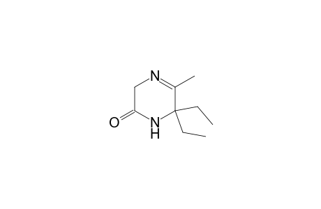 2(1H)-Pyrazinone, 6,6-diethyl-3,6-dihydro-5-methyl-