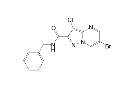 N-benzyl-6-bromo-3-chloropyrazolo[1,5-a]pyrimidine-2-carboxamide