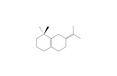 1,1-DIMETHYL-7-ISOPROPYLIDENE-1,2,3,4,5,6,7,8-OCTAHYDRONAPHTHALENE;CARIDIENE