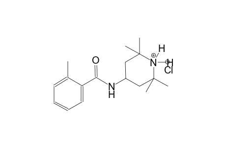 piperidinium, 2,2,6,6-tetramethyl-4-[(2-methylbenzoyl)amino]-, chloride