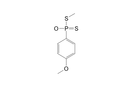 S-METHYL-HYDROGEN-(4-METHOXYPHENYL)-PHOSPHONODITHIOATE