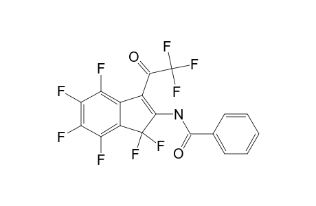 N-(1,1,5,6,7,8-HEXAFLUORO-3-TRIFLUOROACETYL-1-H-INDEN-2-YL)-BENZAMIDE