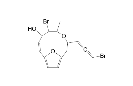 6-Bromo-3-( 3'-bromopropa-1',2'-dienyl)-5-methyl-4,13-dioxabicyclo[8.2.1]trideca-8,10,12-trien-7-ol