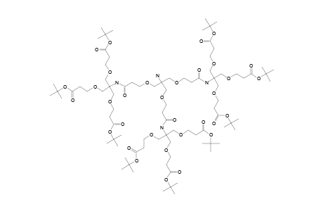 N-TRIS-[(2-[[(TRIS-[[2-(TERT.-BUTOXYCARBONYL)-ETHOXY]-METHYL]-METHYL)-AMINO]-CARBONYL]-ETHOXY)-METHYL]-METHYLAMINE