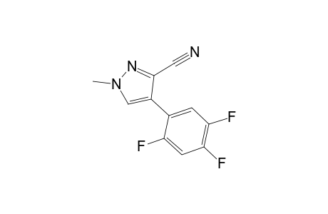 4-(2',4',5'-Trifluorophenyl)-1-methyl-1H-pyrazole-3-carbonitrile