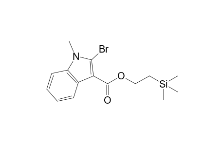 2-Bromo-1-methyl-3-indolecarboxylic acid 2-trimethylsilylethyl ester