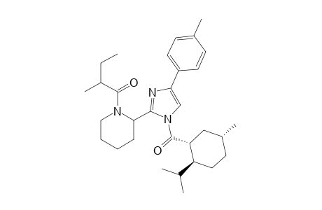 1-(2-(1-((1R,2S,5R)-2-isopropyl-5-methylcyclohexane-1-carbonyl)-4-(p-tolyl)-1H-imidazol-2-yl)piperidin-1-yl)-2-methylbutan-1-one