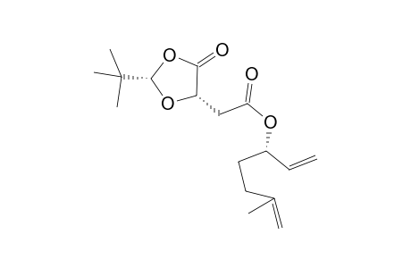 tert-Butyl ketal of (1'S,2S,5S)-2-hydroxysuccinic acid 4-(4'-methyl-1'-vinylpent-4'-enyl) ester
