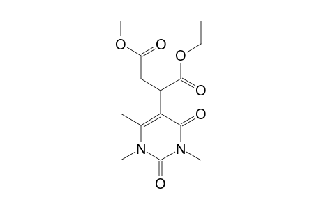 METHYL-3-(ETHOXYCARBONYL)-3-(1,2,3,4-TETRAHYDRO-1,3,6-TRIMETHYL-2,4-DIOXOPYRIMIDIN-5-YL)-PROPANOATE