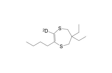 2-Butyl-3-deuterio-6,6-diethyl-5,7-dihydro-1,4-dithiepin