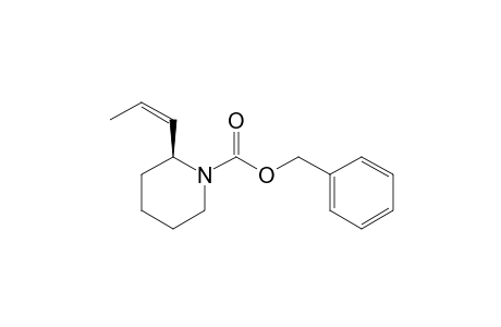 (S,Z)-(+)-N-(Benzyloxycarbonyl)-2-(1-propenyl)piperidine