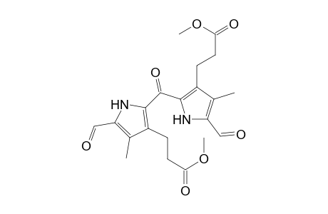 1H-Pyrrole-3-propanoic acid, 2,2'-carbonylbis[5-formyl-4-methyl-, dimethyl ester